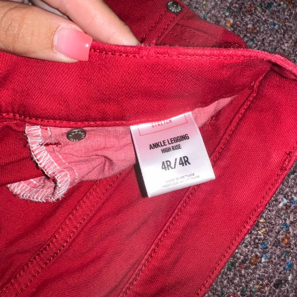 Express Red Denim - Picture 2 of 3